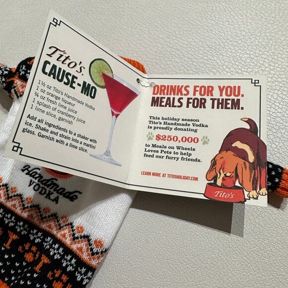 Tito's Handmade Vodka Seasonal Bottle Sweater - Picture 4 of 5